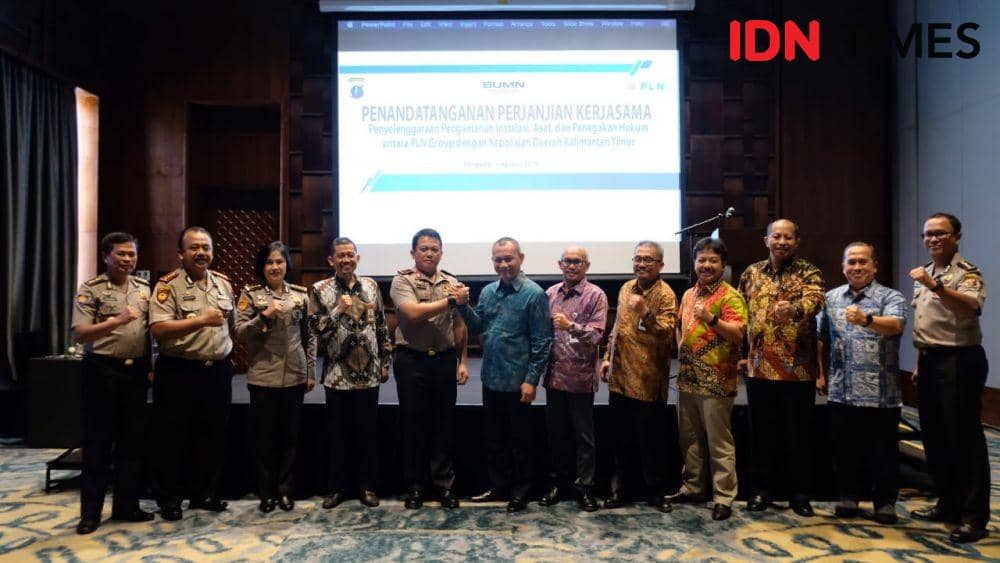 PLN dan Polda Kaltim Sepakati Kerjasama Pengamanan Aset Kelistrikan