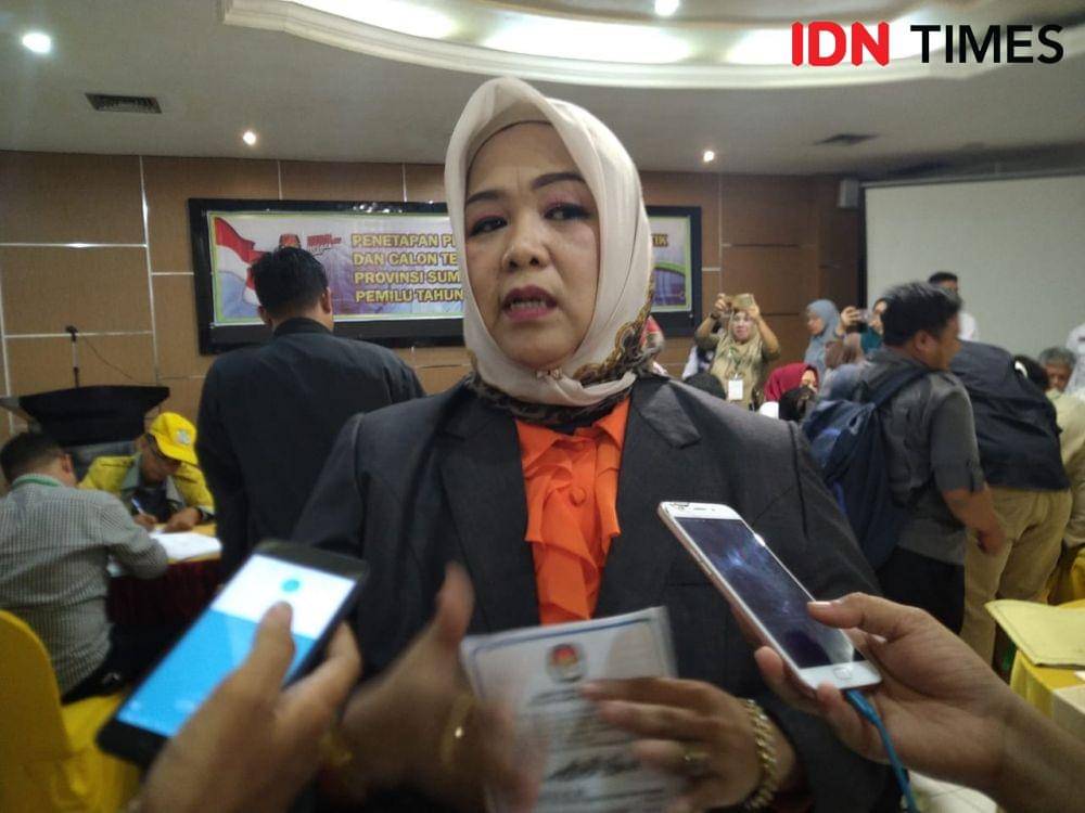 Ketua KPU Sumsel, Kelly Mariana (IDN Times/Rangga Erfizal)