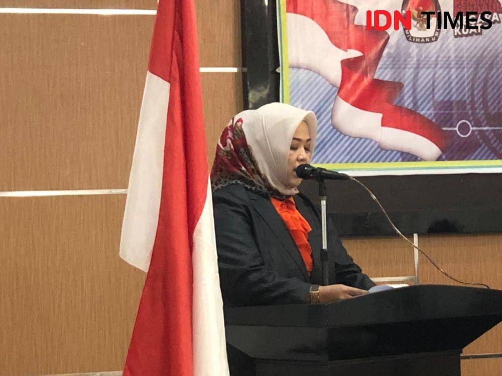Ketua KPU Sumsel, Kelly Mariana (IDN Times/Rangga Erfizal)