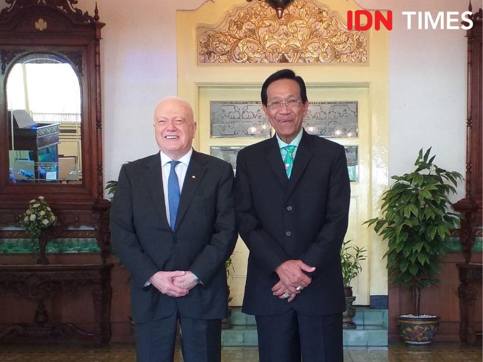 Temui Sultan, Ini Obrolan Dubes Australia Tentang Yogyakarta