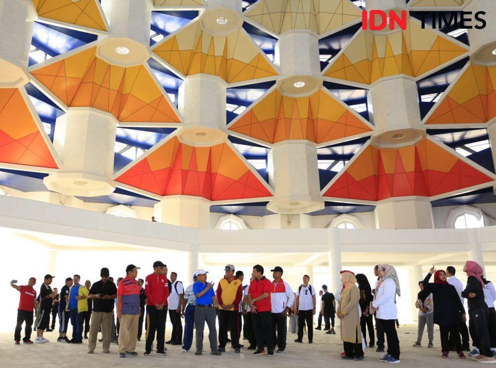 Pembangunan Lanjutan Masjid 99 Kubah Makassar Dihentikan Sementara