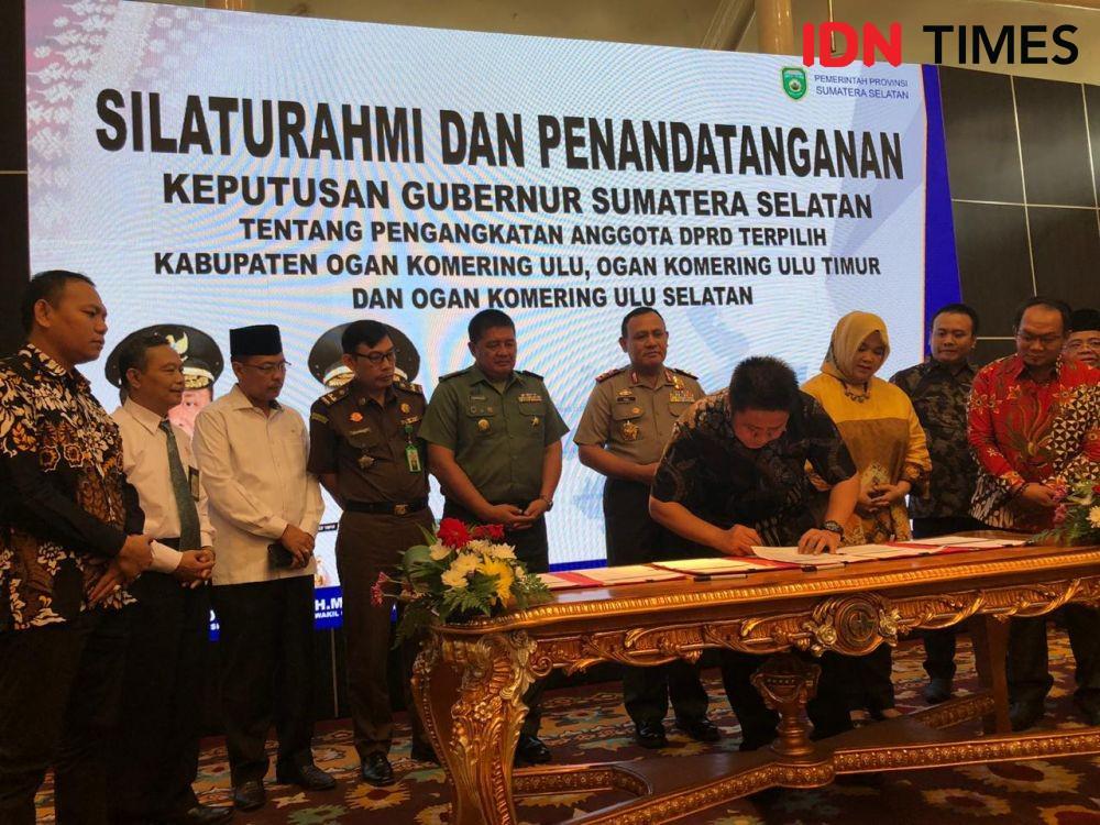 Teken Keputusan Gubernur, Ini Pesan Herman Deru kepada Caleg Terpilih
