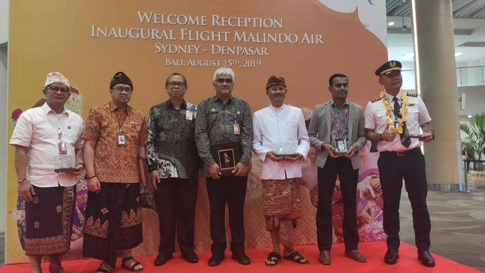 Kemenpar Gelar Inaugural Sambut Malindo Air Buka Rute Sydney-Denpasar