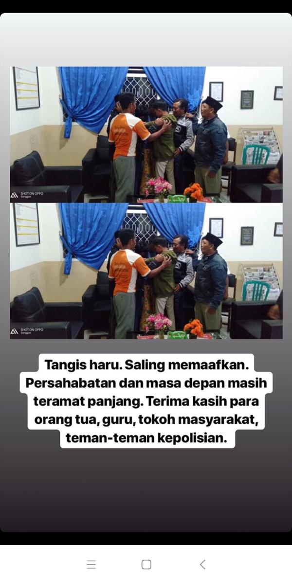 Video Perundungan Antar Siswa di Banyuwangi, Berujung Saling Memaafkan