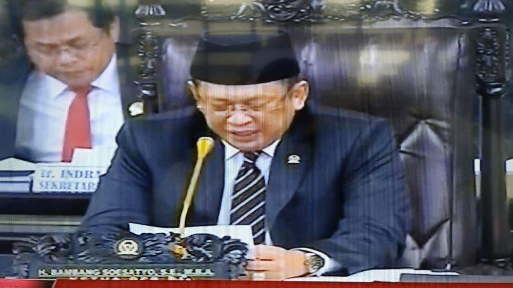 Di Sidang MPR, Bamsoet Sindir Parpol yang Berebut Kursi Menteri