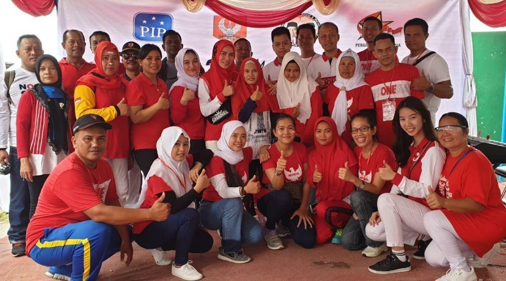 Peringati HUT Ke-74 RI, Panji Jomar Gelar Gerak Jalan Sehat
