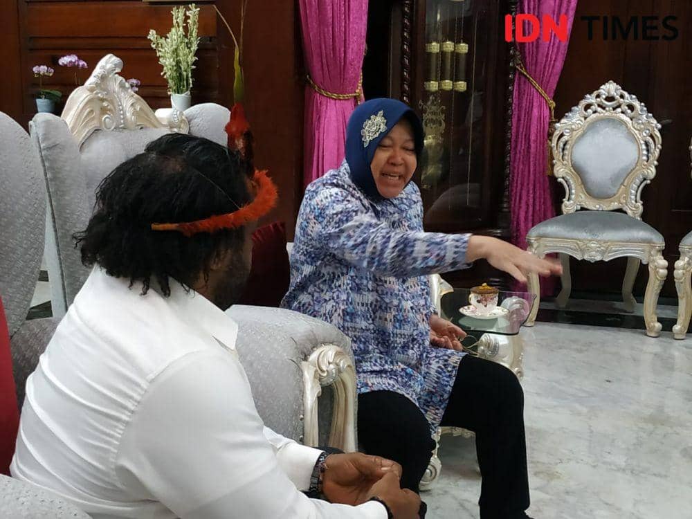 Cerita Risma Perbaiki Asrama Mahasiswa Papua Jalan Kalasan