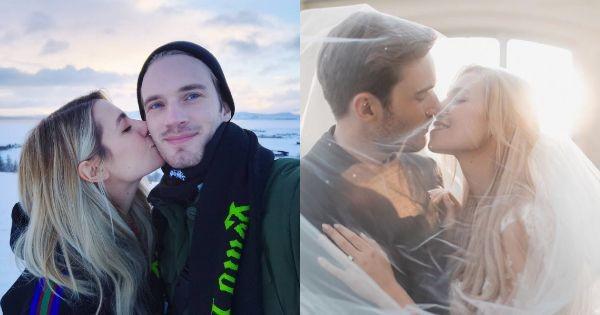 Resmi Jadi Suami Istri, 10 Potret Kisah Cinta PewDiePie & Marzia