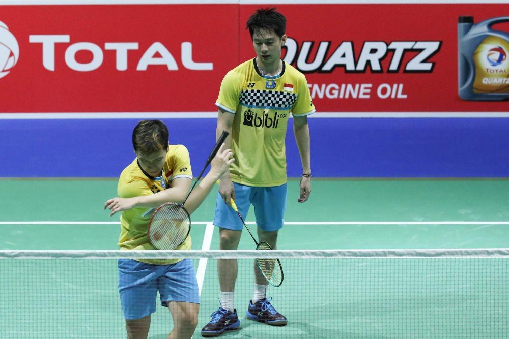 Kevin/Marcus Angkat Koper dari Kejuaraan Dunia Bulu Tangkis 2019