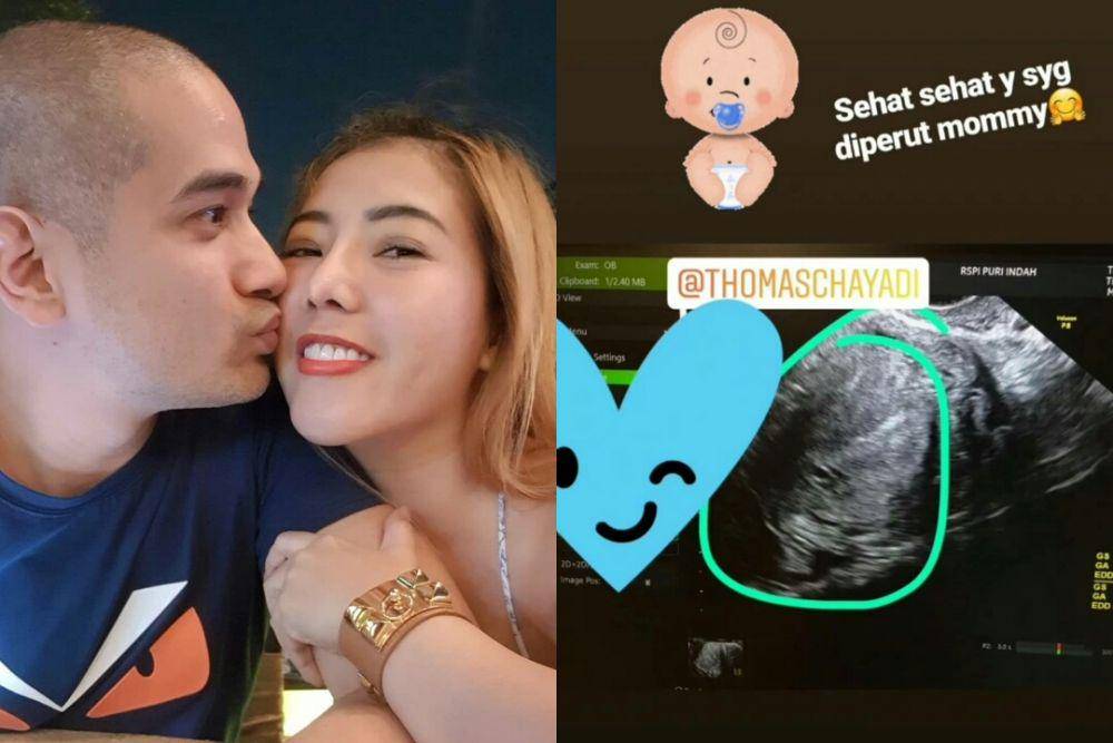 Sukses Program Bayi Tabung, 10 Potret Bahagia Okan Kornelius & Istri