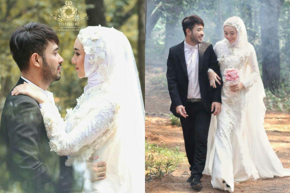 10 Foto Prewed Aktor Meidian Maladi dengan Konsep Outdoor, Romantis!