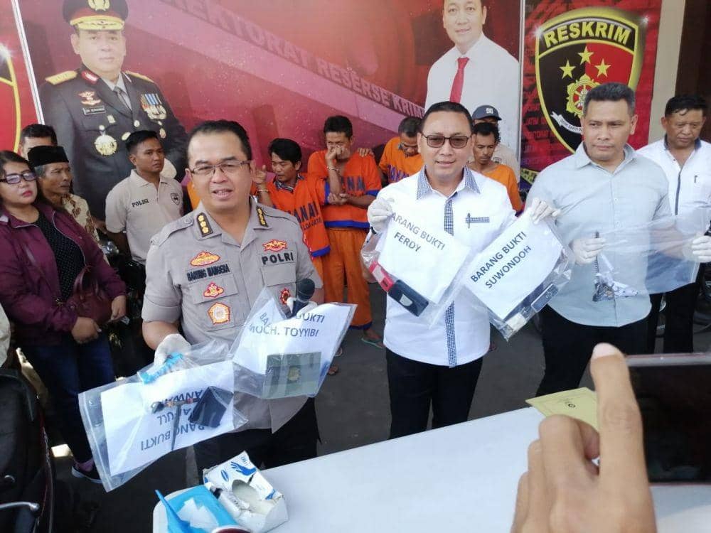 Enam Pelaku Curanmor Dibekuk Polisi, Tiga Ditembak di Kaki