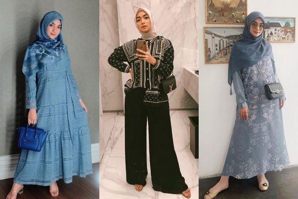 10 Gaya OOTD Citra Kirana dengan Balutan Hijab, Anggun Banget!