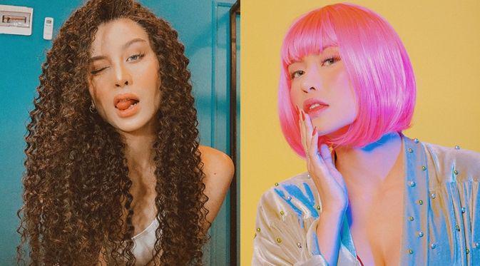 9 Potret Awkarin Pakai Berbagai Model Wig, Stylish Semua!