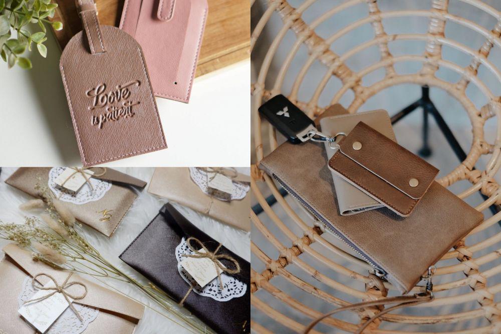 10 Inspirasi Souvenir Pernikahan Murah Berbahan Kulit Sintetis