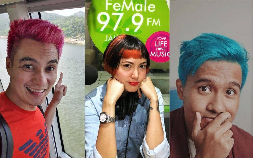 Percaya Diri, 10 Artis Ini Pernah Warnai Rambut dengan Rupa Mencolok