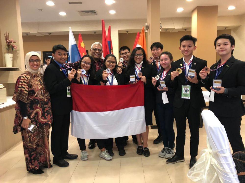 Hadiah HUT RI, Pelajar Indonesia Borong Medali Emas dari ICYSS 2019