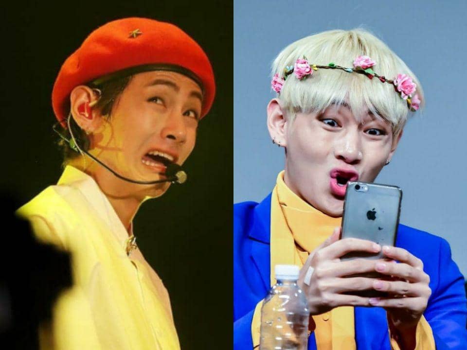 Kerap Bertingkah Konyol, Ini 10 Potret V BTS Pamer Tampang Kocak