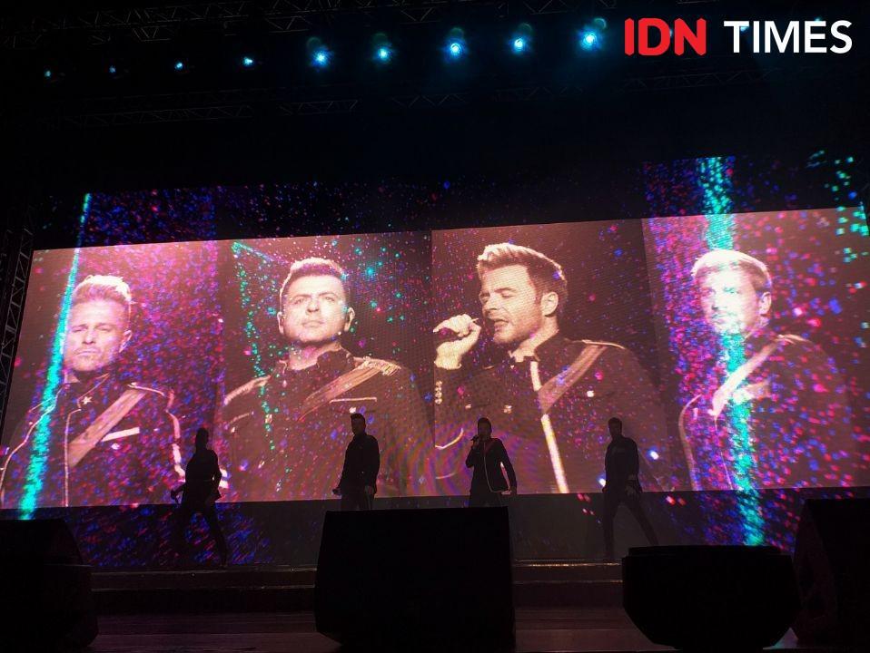 Konser Westlife pada 2019 di Yogyakarta. (IDN Times/Holy Kartika)