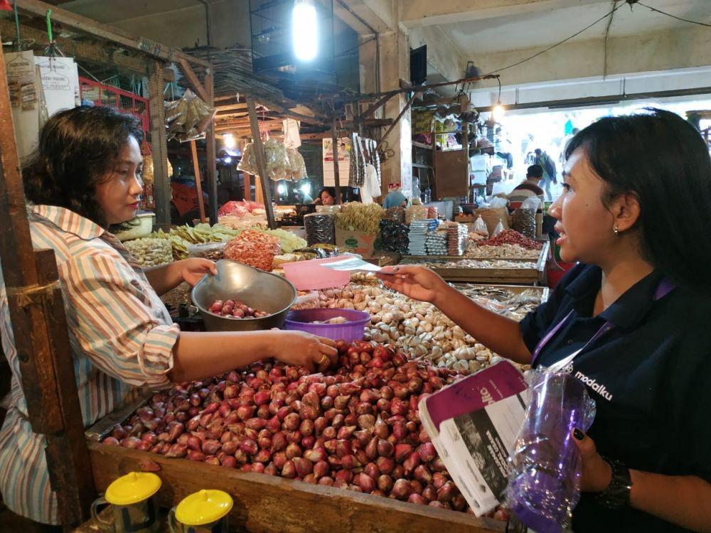 Lewat Modalku, Pedagang Pasar Lokal Bisa Pinjam Hingga Rp25 juta
