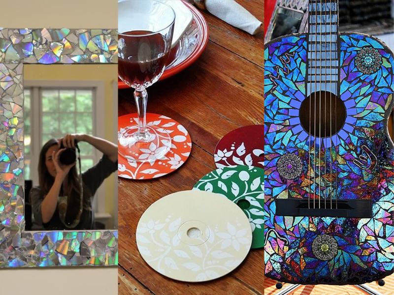 8 Ide DIY dari CD Bekas, Barang Tak Terpakai Makin Terlihat Mewah!