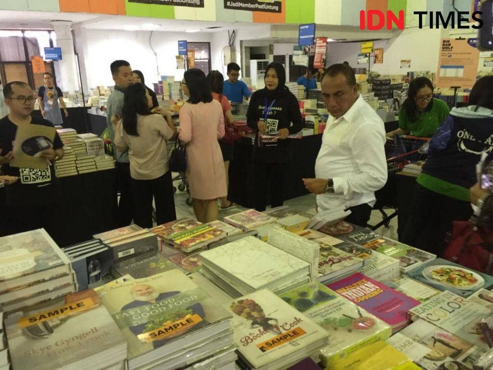 Gubernur Edy Ingin Bazar Buku Big Bad Wolf Digelar Dua Kali Setahun