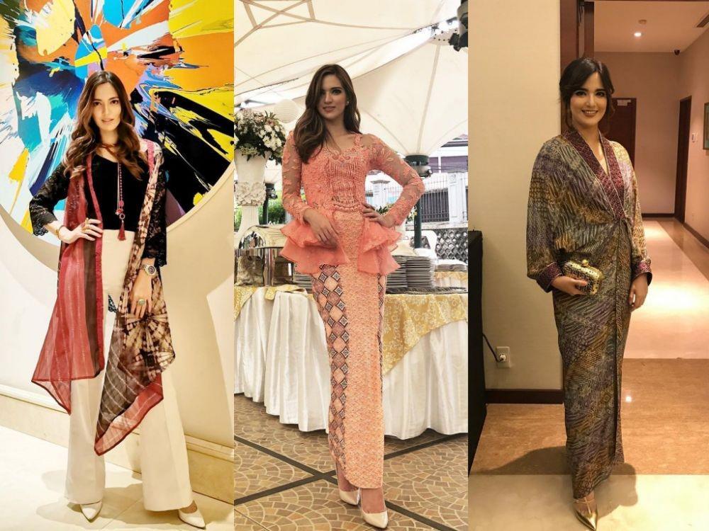 10 Kebaya dan Kain Daerah ala Nia Ramadhani, Elegan Banget!
