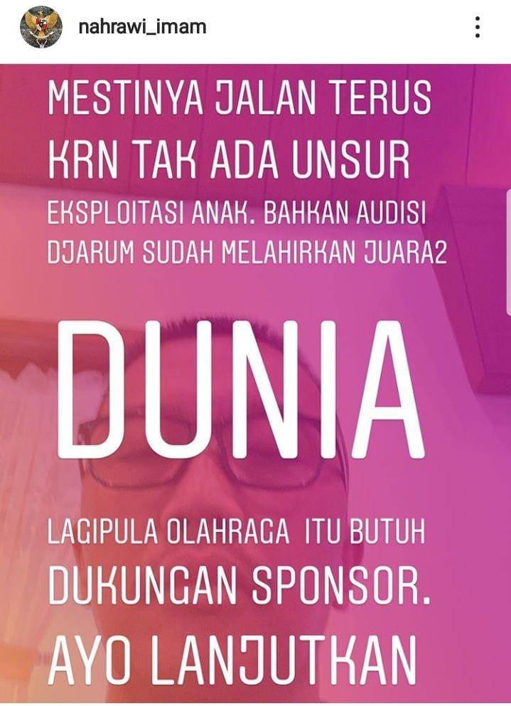 Instagram/nahrawi_imam