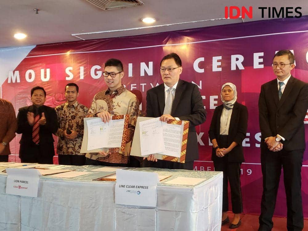 Tingkatkan Perdagangan, Lion Parcel Gandeng Line Clear Express
