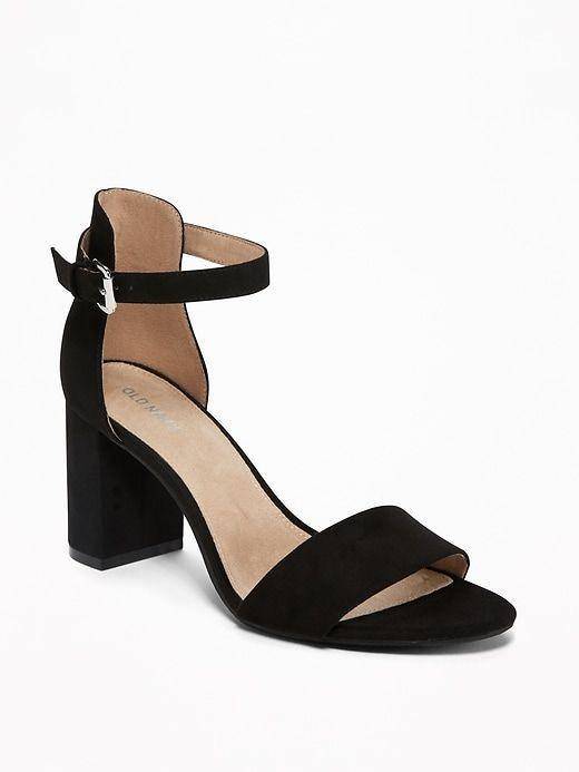 ankle strappy heels (Pinterest.com/Old Navy)