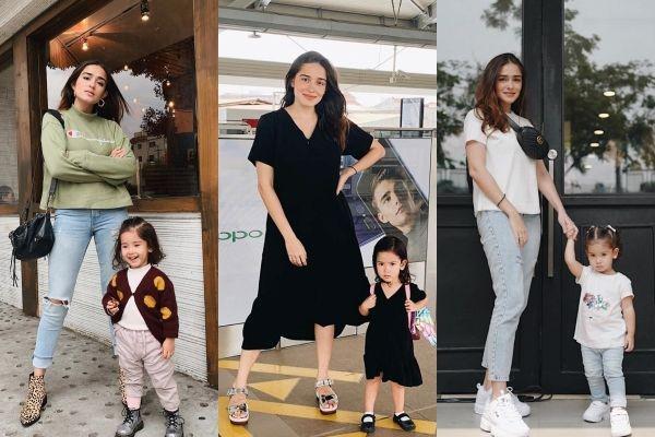 9 Gaya OOTD Ibu & Anak ala Yasmine Wildblood-Seraphina Rose
