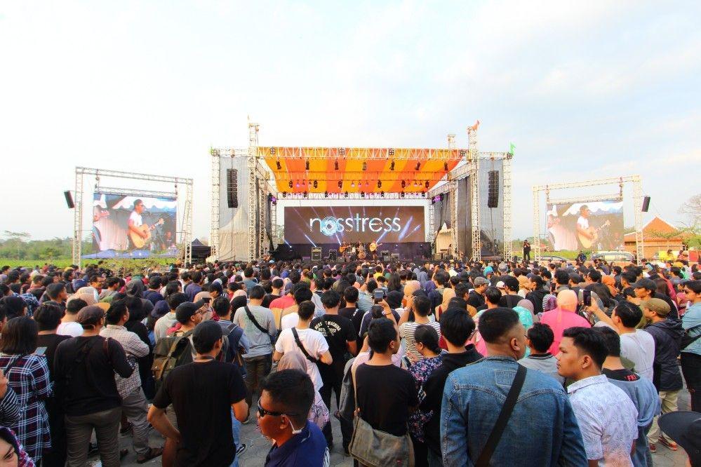 [FOTO] Meriahnya Balkonjazz Festival 2019 yang Hidupkan Borobudur