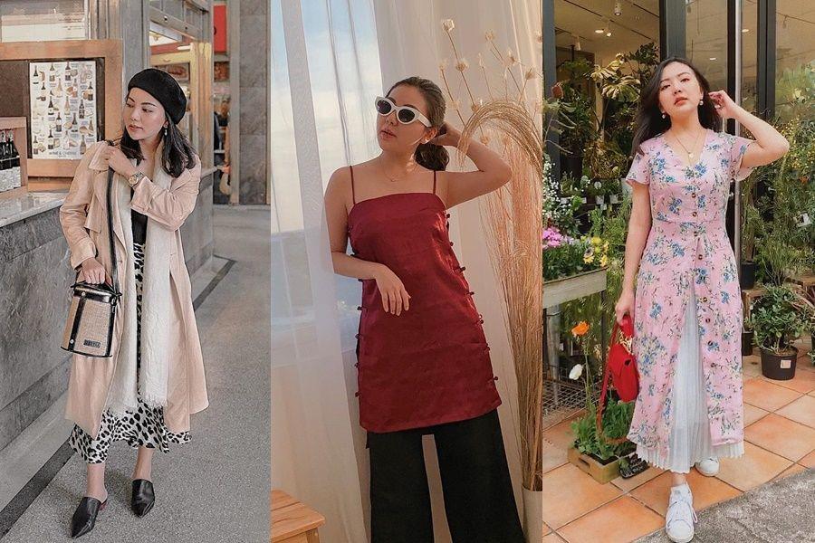 OOTD Korean Style ala PaoPao, Tampil Cemerlang Bertema Feminin & Edgy