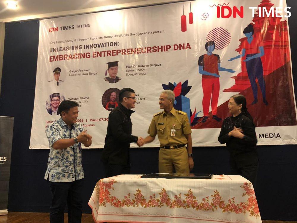 Ganjar Pranowo Minta Birokrasi Mengerti Millenial