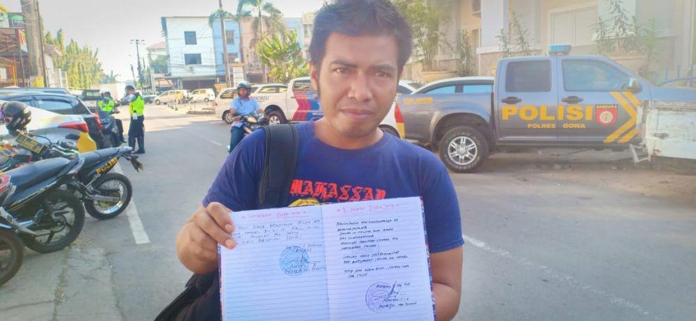 Pria Asal Lamongan Jalan Kaki Demi Ketemu Polisi Gowa, Ini Alasannya