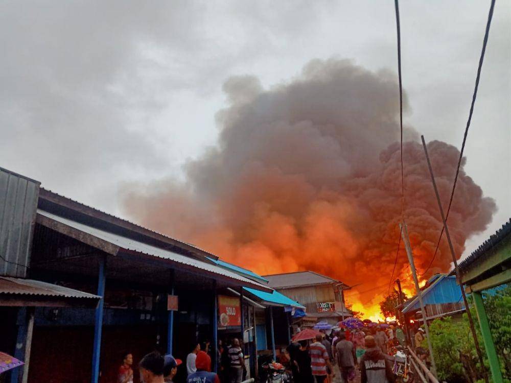 Tiga Warga Asmat Luka-luka Akibat Kebakaran Kios dan Rumah