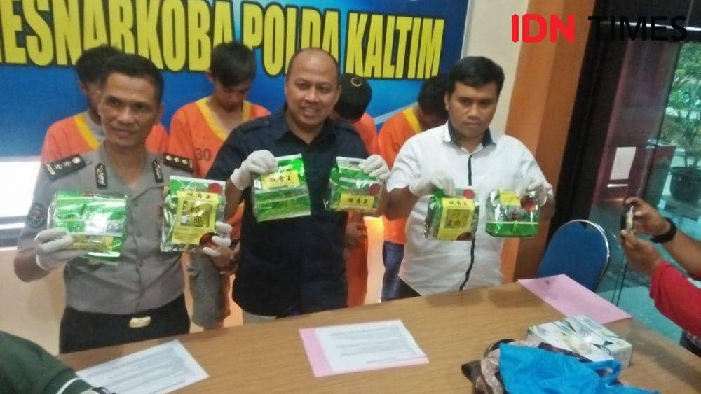 Polda Kaltim Amankan 6 Kg Sabu-Sabu Senilai Rp9 Miliar dari Malaysia