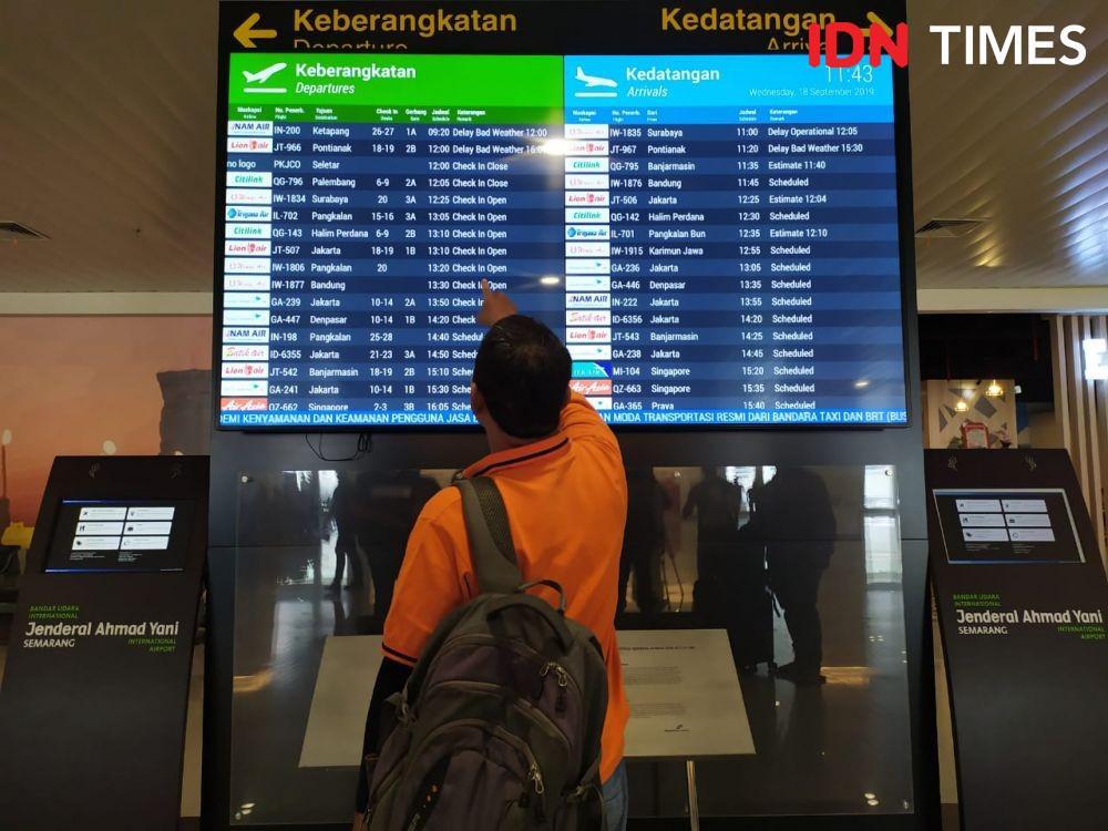 Gara-Gara Kebakaran Hutan, 68 Maskapai dari Ahmad Yani Delay