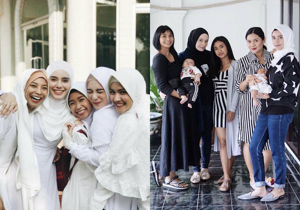 10 Potret Kompak Tukang Ojek Pengkolan Ladies Squad, Akrab Selalu!