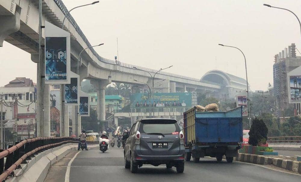 Palembang Bahaya Asap, Warga Diimbau Beraktivitas Lewat Jam 09.00 WIB