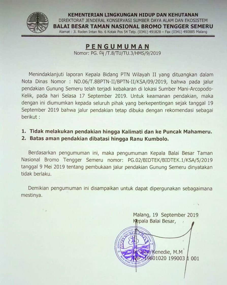 Dok/ Humas TNBTS
