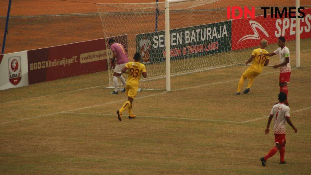 Ilustrasi Pertandingan Sriwijaya FC di Liga 2 2019 (IDN Times/Feny Maulia Agustin)