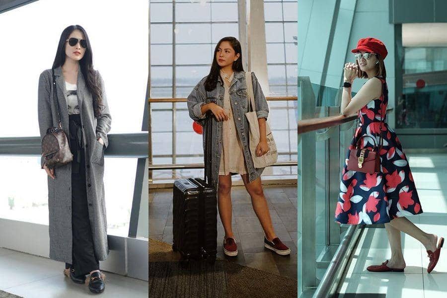 10 Inspirasi Airport Fashion ala Artis Indonesia, Nyaman & Stylish!