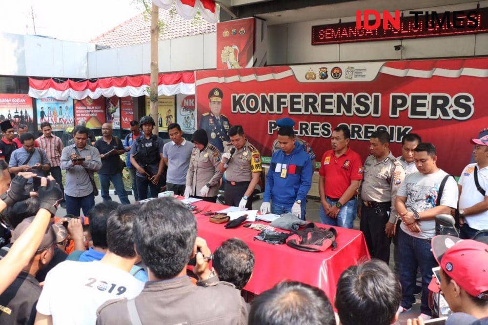 Sebulan, Polres Gresik Ungkap 7 Kasus Curanmor dan 3 Curat