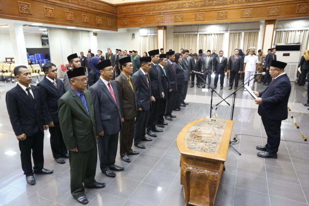 Bupati Ismu Lantik 8 JPT Pratama dan 6 Pejabat Fungsional