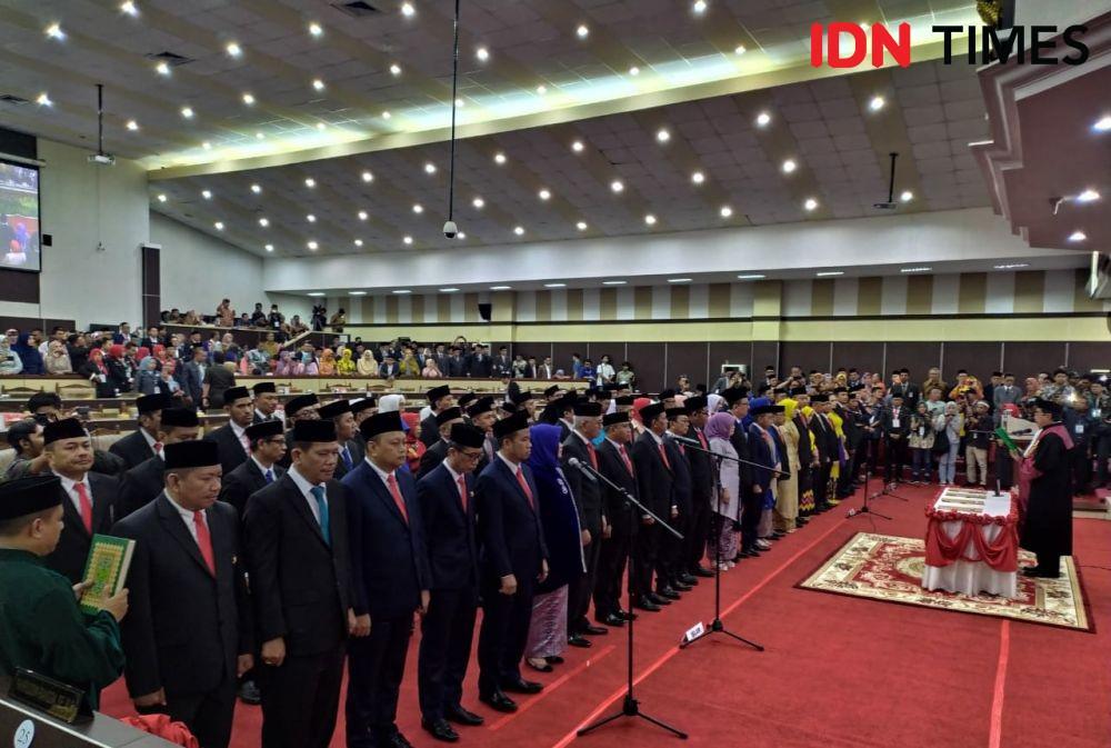 83 Legislator Sulsel Dilantik, Dua Batal