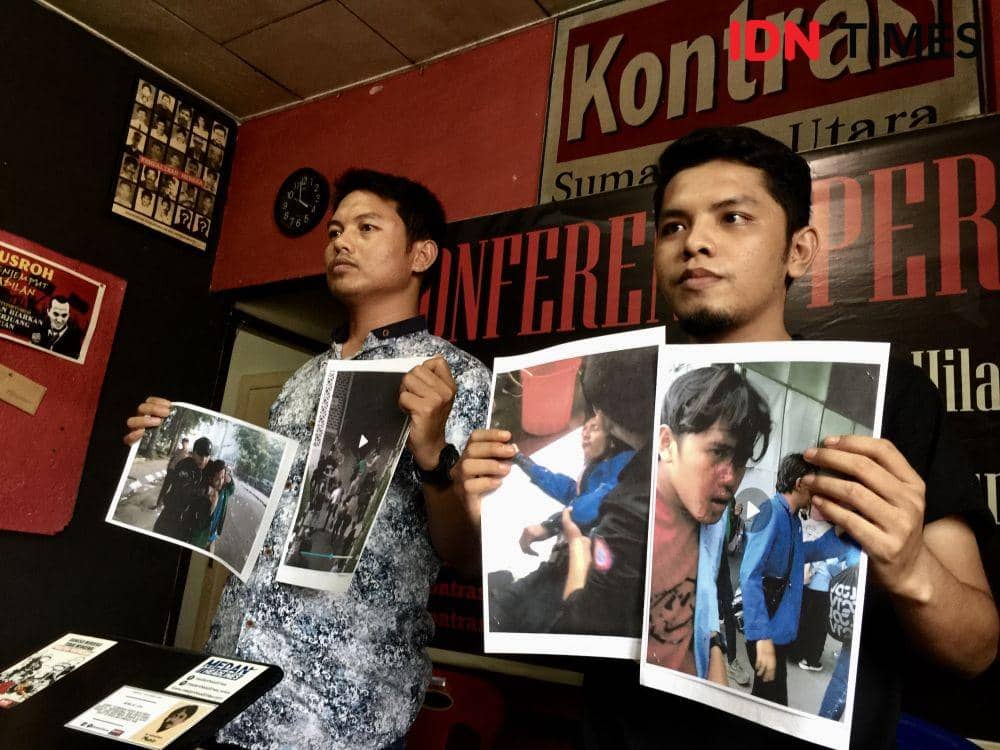 Polisi Brutal saat Ricuh DPRD Sumut, KontraS: Itu Pelanggaran HAM