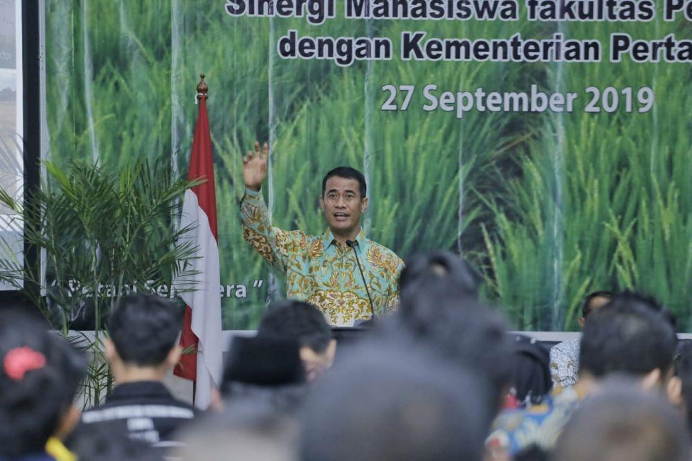 Dialog Bersama Mahasiswa, Mentan juga Sosialisasi RUU KHIT dan SBPB