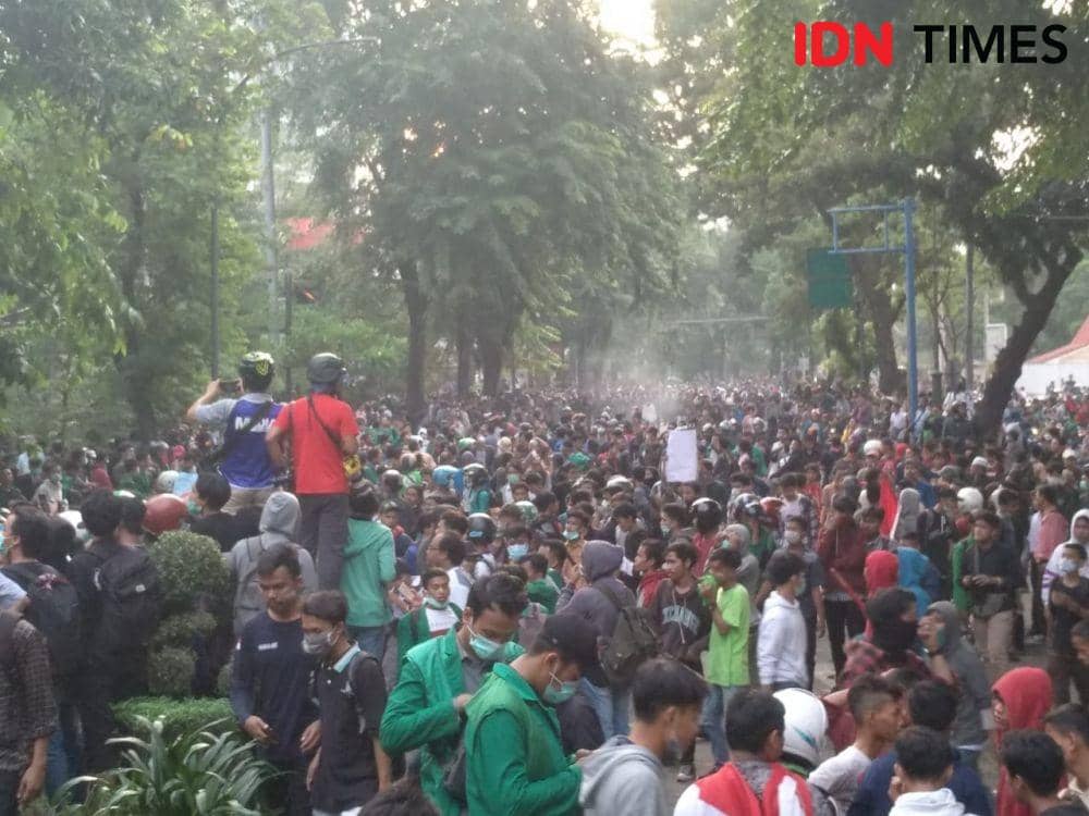 Demo di DPRD Sumut Ricuh, Polisi Identifikasi Para Pelaku
