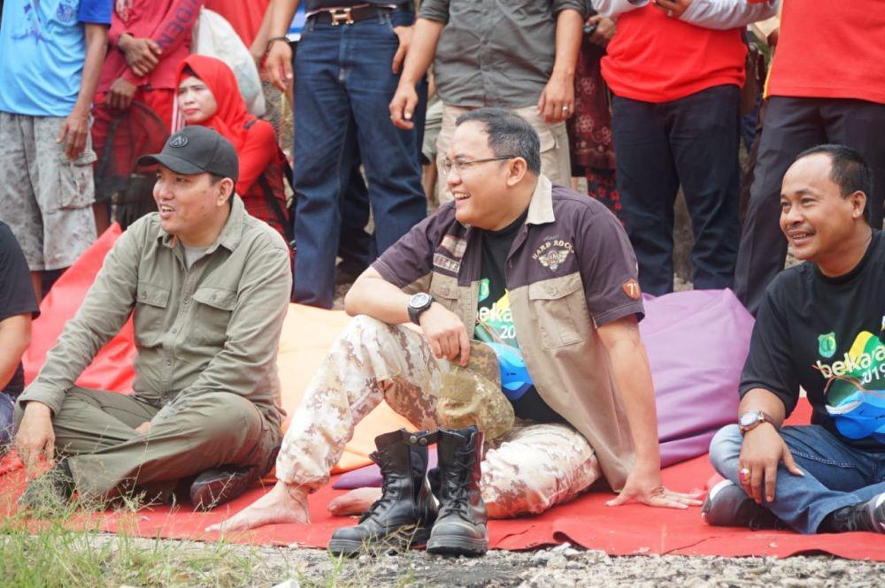 Beni Hernedi saat mendampingi Dodi Reza IDN Times/ humas Pemkab Muba
